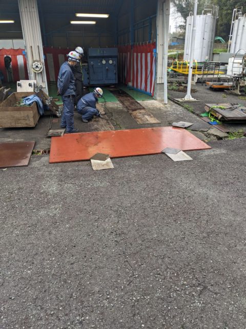 熊本県 オートセットスリッター等 搬出工事