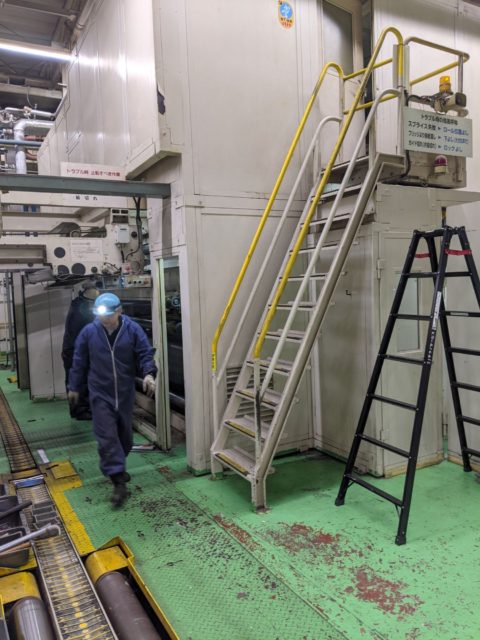 山口県 ヒーターロール更新工事