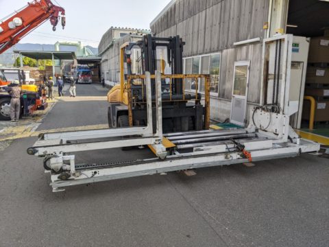 佐賀県 オートフィーダー・パレタイザー搬出工事