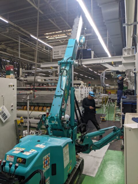 山口県 検査装置移設工場